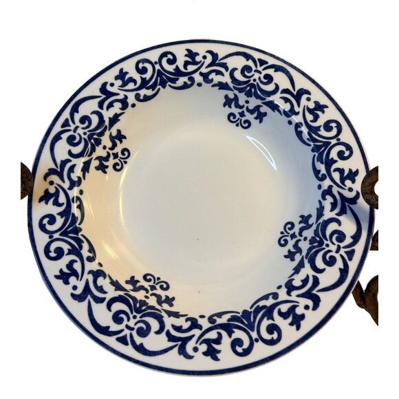 Victoria & Beale 7011Claire Fine Translucent Porcelain Rim Soup Bowl 8 3/4"HTF - Picture 5 of 7